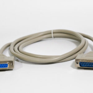 ASSY., 6" CABLE, D-SUB 25 MALE/FEMALE, "